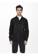 Camasa Barbati Only&Sons Onsleft Pk2011 Black Denim