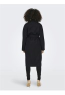 Women Coat Only Olmemma High Neck Black