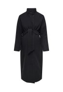 Women Coat Only Olmemma High Neck Black