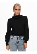 Women Sweater Only Onlnica Rollneck Black