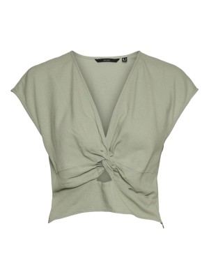 Bluza Dama Vero Moda Vmjesmilo Cs Crop Desert Sage