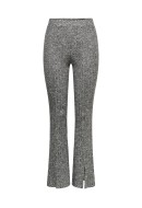 Pantaloni Dama Jacqueline De Young Jdymelisa Slit Dark Grey Melange