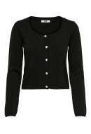 Women Cardigan Jacqueline De Young Jdyrikki Square Button Black