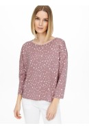 Bluza Dama Jacqueline De Young Jdytonsy 7/8 Sleeve Woodrose/Leo