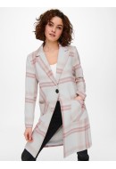 Palton Dama Only Onlannalina Check Wool Rose Smoke/Burlwood