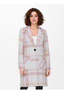 Palton Dama Only Onlannalina Check Wool Rose Smoke/Burlwood