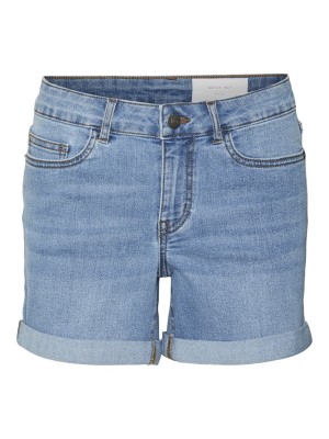 Women Shorts Noisy May Nmbe Lucy Nw Light Blue Denim