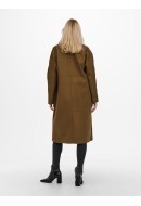 Women Coat Only Onlemma Long Rubber