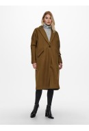 Women Coat Only Onlemma Long Rubber