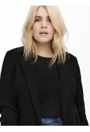 Women Blazer Only Carmakoma Carcarolina Diana 3/4 Black
