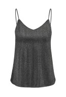 Maieu Dama I Scenery Icylova Singlet Black/Silver Lurex