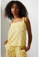 Maieu Dama Selected Slfulrikke Pleated Strap Lemon Meringue