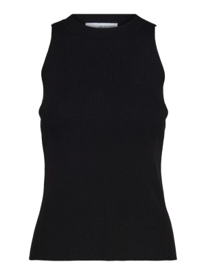 Maieu Dama Selected Slfsolina Knit Black