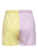Pantaloni Scurti Dama Only Onlpoptrash Sum Life Mw Block Lemon Meringue Detail W Orchid Bouquet