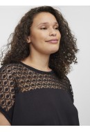 Bluza Dama Vero Moda Curve Vmcsofia Lace Black