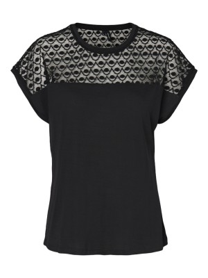 Bluza Dama Vero Moda Curve Vmcsofia Lace Black