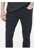 Men Jeans Only&Sons Onsloom Life Slim Washed Ma1849 Dark Navy