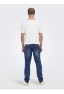 Men Jeans Only&Sons Onsweft Reg Pk1886 Blue Denim