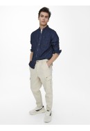 Men Jeans Only&Sons Onsdew Cargo Twill Pk1821 Ecru