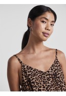 Rochie Pieces Pcnya Slip Buton Black/Leo