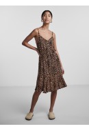 Rochie Pieces Pcnya Slip Buton Black/Leo