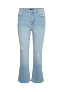 Blugi Dama Vero Moda Vmstella Hr Kick Flare V3219 Light Blue Denim