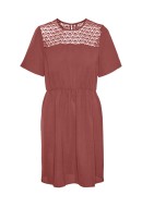 Dress Vero Moda Curve Vmsasha Sofia Short Marsala