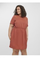 Dress Vero Moda Curve Vmsasha Sofia Short Marsala
