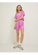 Pantaloni Scurti Dama Jjxx Jxbarbara Hw Relaxed Vint Super Pink Detail Bright White
