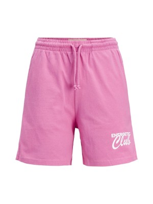 Pantaloni Scurti Dama Jjxx Jxbarbara Hw Relaxed Vint Super Pink Detail Bright White