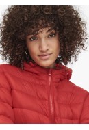 Women Jacket Only Onlmelody Quilted Dull Poppy Red/Tahoe Look