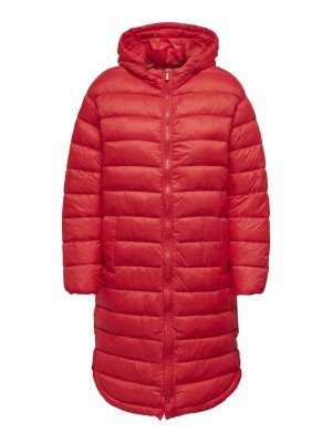 Geaca Dama Only Onlmelody Quilted Dull Poppy Red/Tahoe Look