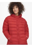 Geaca Dama Only Onlmelody Quilted Dull Poppy Red/Tahoe Look