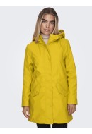 Women Jacket Only Onlsally Raincoat Tawny Olive/White Teddy