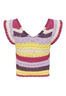 Women Sweater Onlvacay Geranium/French Van