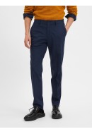 Men Pants Selected Slhslim-Dave Structure Trs Advb Dark Sapphire