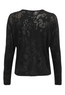Bluza Dama Only Play Onpedme Burn Out Black
