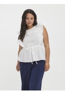 Bluza Dama Vero Moda Curve Vmcjilla Snow White