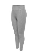 Colanti Dama Only Play Onppeila Hw Rib Light Grey Melange