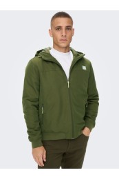 Geaca Barbati Only&Sons Onsdamian Hood Olive Night