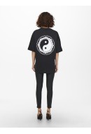 Tricou Dama Neon&nailon Neouniverse 2/4 Oversized Phantom /Yinyang