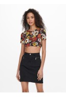 Maieu Dama Neon&Nilon Neolua Flower Cropped Shopping Bag/Flower