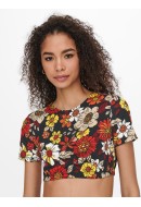 Maieu Dama Neon&Nilon Neolua Flower Cropped Shopping Bag/Flower