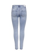 Blugi Dama Only Onlblush Mid Sk Ank Raw Rea694 Medium Blue Denim