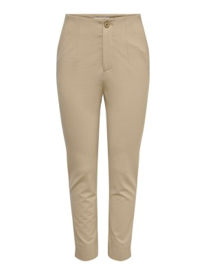 Pantaloni Dama Only Onlleann Hw Slim Cigarette Tannin