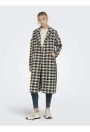 Women Coat Only Onljohanna Houndtooth Dark Olive/Houndtooth