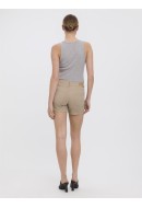 Women Shorts Vero Moda Vmhotseven Nw Silver Mink