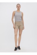 Women Shorts Vero Moda Vmhotseven Nw Silver Mink