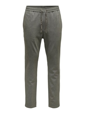 Pantaloni Barbati Only&Sons Onslinus Tap Stripe 3492 Chinchilla