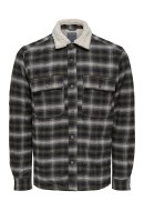 Men Jacket Only&Sons Onsbaz Ovr Teddy Check Pkt Canteen